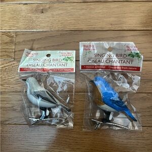 Motion activated, singing birds